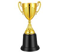 ADLABLD Mini trofei d'oro, con fondo rotondo in ABS, per feste di compleanno, competizioni sportive ed eventi scolastici, premi, trofei regalo