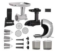 ADLER - Spremiagrumi a bassa velocità 3in1 - Tritacarne, Spremiagrumi, Grattugia per verdure