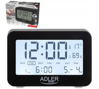 Adler Sveglia con caricatore wireless, Bluetooth v 5.0, radio FM