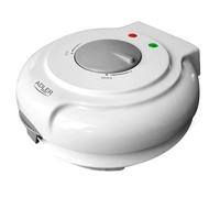 Adler AD 3038 piastra per waffle 1 waffle 1500 W Grigio, Bianco