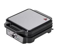 Adler AD 3083 piastra per waffle 4 waffle 1200 W Nero, Argento