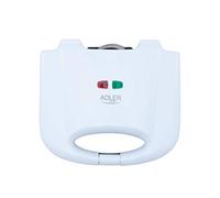 Adler AD 311 2waffle 700W Bianco piastra per waffle