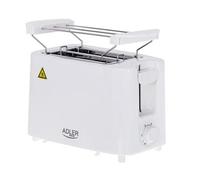 Adler AD 3223 tostapane 6 2 fetta/e 750 W Bianco