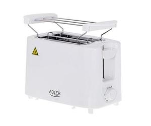 Adler AD 3223 tostapane 6 2 fetta/e 750 W Bianco
