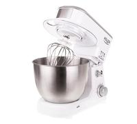 adler AD4216 Robot impastatrice Pasticceria capacità 4 Litri, velocità Regolabile Elettronica, 1000 W Colore Bianco, Acciaio Inox