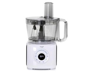 Adler AD 4224 12 in 1 robot da cucina con display LCD, robot a 7 velocità, impastatrice a 4 programmi automatici, macchina da cucina compatta