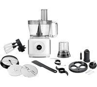 ADLER AD 4224 ROBOT DA CUCINA, 2000 W, capacità ciotola 3,5 l, Nero, Bianco