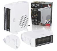 ADLER - Heater Ad 7725w Termoventilatore, 2000 W, Numero Di Livelli Di Potenza 2, Bianco