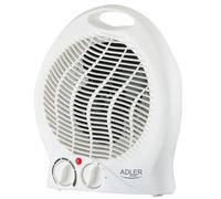 Adler AD 7728 Termoventilatore 2000W Bianco con Termostato e Ventola