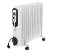 Adler AD 7818 stufetta elettrica Interno Bianco 2500 W Riscaldatore ambiente elettrico a olio