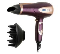 Adler AD2248P Asciugacapelli con diffusore di ioni e asciugacapelli 2400W - Asciugacapelli con 2 velocità e controllo della temperatura Fonction air froid 3 impostazioni di temperatura