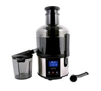 Adler AD4124 - Frullatore per frutta e verdura in acciaio inox, 2000 W, 1 l, display LCD, senza BPA, 2000 W, 5 velocità