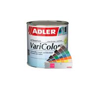 Adler, Vernice acrilica 2 in 1 “Varicolor”, per interni ed esterni, vernice resistente alle intemperie, primer per legno, metallo e plastica, satinata, Bianco
