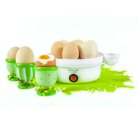 ADLER Aquila Cuociuova ad 4459, Bianco Eierkocher, weiche/Harte/mittlere Einstellung, automatische Abschaltung, 11 Fluid_Ounces, Plastic, Weiß