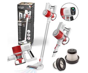 ADLER Aspirapolvere a batteria, regolazione della potenza a 2 livelli, 300 W