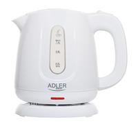ADLER Bollitore da viaggio 0,6 l, design compatto, 600 W, bianco