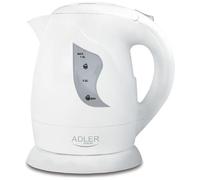ADLER - Bollitore Elettrico AD 08W Capacit 1 litro Potenza 850 W Colore Bianco