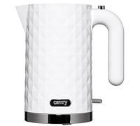 Adler Bollitore in plastica con capacità di 1,7 litri e potenza 2200 W CR 1296w, bianco