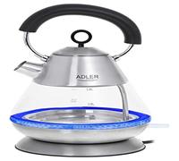 Bollitore Elettrico AD1282 Capacit 1.5 Litri Potenza 2200 Watt Colore Inox / Trasparente