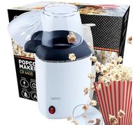Camry CR 4458 Macchina per Popcorn Elettrica senza Grasso Design Moderno Popcorn in 2,5 minuti, 1200W, Bianco
