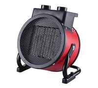 Camry CR7743 Termoventilatore Ceramico Portatile, 2 Livelli di Potenza, Termostato Automatico, Nero/Rosso, 2400W - nero 5903887806473