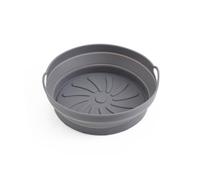 Adler Europe AD 6734 - Inserto in silicone per friggitrice ad aria calda, rotondo, 20,3 cm, riutilizzabile, silicone per uso alimentare senza BPA