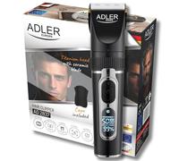 ADLER EUROPE - AD2837 tagliacapelli, regolabarba, tagliacapelli per uomo. Batteria da 2000 mAh, 3,5 ore di lavoro, set versatile per l'uomo curato