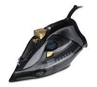 Adler Europe Ferro da stiro a vapore, 3000 W, 5 funzioni: stiratura verticale, colpo di vapore 80 g/min, stiratura a secco, 4 sistemi di protezione, ferro con spegnimento automatico, serbatoio
