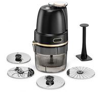 Adler Europe Grattugia elettrica compatta 4 in 1, 900 ml, 4 inserti, 200 W