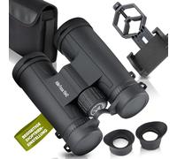 Adler Focus Binocolo 10 x 42 per adulti, tecnologia Eagle Eye, 18 mm, conchiglia HD BAK4+FMC, per portatori di occhiali, viaggi, escursioni, caccia, perfetto per portatori di occhiali