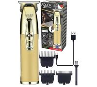 Adler AD 2836 g - Rasoio professionale metallico, 100 W, colore: Oro
