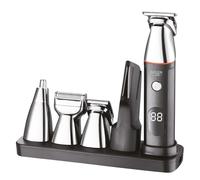 ADLER - Kit per la cura personale 5 in 1 con display LCD, autonomia di 60 minuti