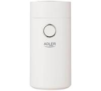 ADLER - Macinacaff Elettrico Acciaio Inossidabile Capacit 75g 150w Colore Bianco / Argento