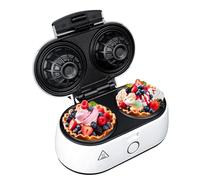 ADLER EUROPE AD3062 Vaschetta per waffle, macchina per cialde, potenza 1400 W, per ciotole croccanti, rivestimento antiaderente