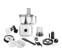 ADLER - Robot Da Cucina Multifunzionale Frullatore Mixer Tritatutto 7 Velocit 2000w Colore Bianco / nero