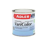 Adler, Vernice acrilica 2 in 1 “Varicolor”, per interni ed esterni, vernice resistente alle intemperie, primer per legno, metallo e plastica, satinata, Bianco