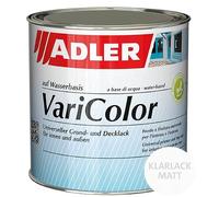 Adler, Vernice acrilica 2 in 1 “Varicolor”, per interni ed esterni, vernice resistente alle intemperie, primer per legno, metallo e plastica, satinata