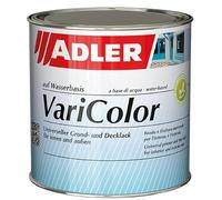 ADLER Vernice acrilica colorata Varicolor in diverse tonalità, a base d'acqua, 2,5 l, bianco
