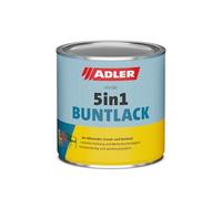 Adler - Vernice colorata 5 in 1, per interni ed esterni, opaca, resistente alle intemperie, per legno, metallo e plastica