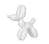 ADM - 'Cane palloncino piccolo' - Scultura Pop Art in resina laccata - Bianco - H27 cm