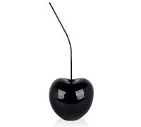 ADM - 'Ciliegia grande' - Scultura Pop Art in resina laccata con gambo in metallo - Nero - H66 cm