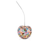 ADM - Ciliegia Pop Art con graffiti scultura in resina Pop Art