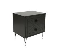 ADM - Comodino Luna Antracite Industrial