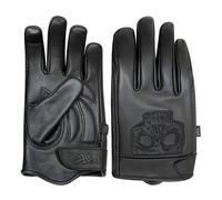 ADM Pelle Dito Intero Gel Imbottito Ultimate Touchscreen Guanti Moto 9017