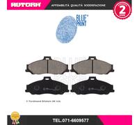 Blue Print Kit pastiglie freno ADM54272 – disco anteriore per Ford, Mazda