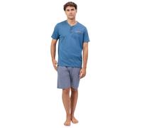 ADMAS Classic Pigiama a maniche corte con cappuccio Sterling da uomo, blu, XL