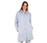 ADMAS Classic Vestaglia a maniche lunghe con logo morbido per donna, 57515 Blu, XL