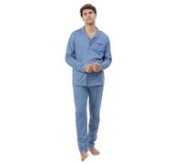 ADMAS Classico Pigiama a maniche lunghe Classic Stripe per uomo, blu, M