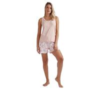 ADMAS Pigiama classico senza maniche Spring Flowers da donna, Petalo, M
