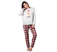 Admas Pigiama Invernale da Donna in Caldo Cotone 56236 S34